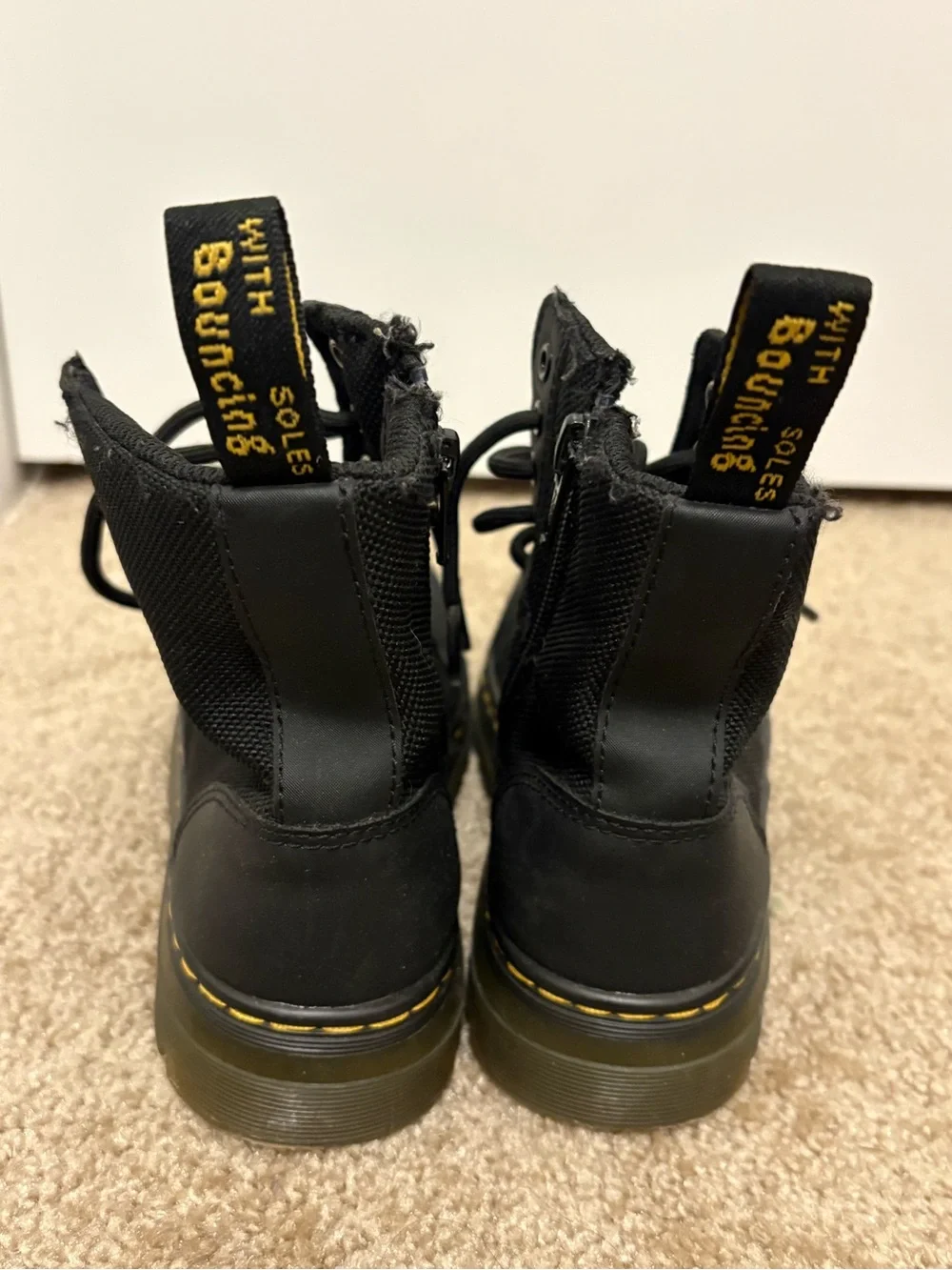 Dr. Martens Junior Combs Extra Tough Poly Casual Boots Unisex Size 13